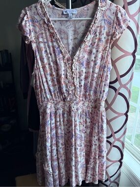 Jessica Simpson Paisley Blouse in Pink, Purple & Rust
